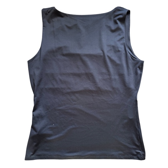 Women’s Calvin Klein Matte Jersey Scoop Neck Tank Black LG NWT - Picture 2 of 9